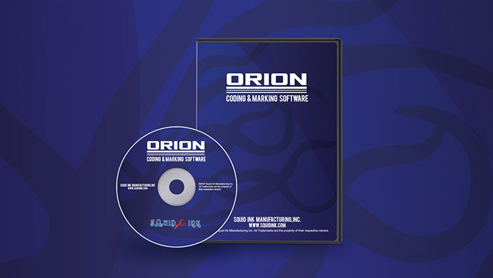 A CD containing the Orion software from Squid Ink